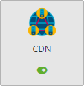 активируйте опцию CDN