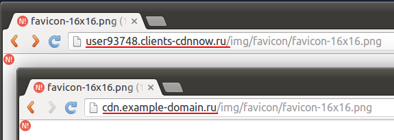 Ваш домен для статики вместо адреса в cdnnow
